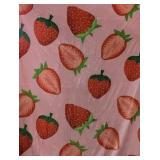 Strawberry Pattern Throw Blanket 50x60\"