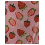 Strawberry Pattern Throw Blanket 50x60\"