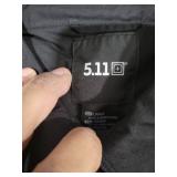 5.11 Tactical Professional Mens Long Sleeve Shirt with Pockets,  Large Black