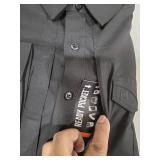 5.11 Tactical Professional Mens Long Sleeve Shirt with Pockets,  Large Black