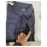 5.11 Tactical Professional Mens Long Sleeve Shirt with Pockets, blue Large