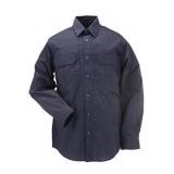 5.11 Tactical Professional Mens Long Sleeve Shirt with Pockets, blue Large