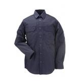 5.11 Tactical Professional Mens Long Sleeve Shirt with Pockets, blue Large