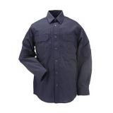 5.11 Tactical Professional Mens Long Sleeve Shirt with Pockets,  blue Medium