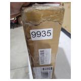 Vantas Folding No-Assembly Metal Pet Gate 80\" Wide, 24\" Extra Tall Dog Gate with Door Walk Through, Freestanding Accordion Puppy Gate Dog Door for Indoor & Outdoor, with 2PCS Support - White