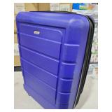 SHOWKOO Luggage Sets Expandable PC+ABS Durable Suitcase Double Wheels TSA Lock Blue