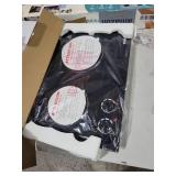 CUSIMAX Hot Plate, 1800W Electric Burner Double Hot Plate for Cooking Countertop Burner with Adjustable Temperature Control, Portable Electric Cast Iron Hot Plates Cooktop, Easy to Clean, Black