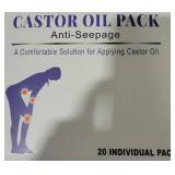 Anti-Seepage Castor Oil Pack - 20 Individual Packs