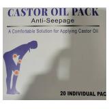 Anti-Seepage Castor Oil Pack - 20 Individual Packs