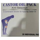 Anti-Seepage Castor Oil Pack - 20 Individual Packs