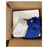 $174 Inflatable Bounce House with Blower, Slide & Basketball Hoop