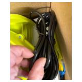 $174 Inflatable Bounce House with Blower, Slide & Basketball Hoop