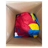 $174 Inflatable Bounce House with Blower, Slide & Basketball Hoop