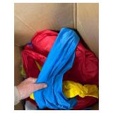 $174 Inflatable Bounce House with Blower, Slide & Basketball Hoop