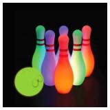 Glow Games LED Glow Bowling Set - 7pc