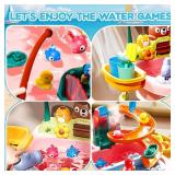 BLUE! 2026 Upgraded Toddler Sand Water Table Toy with Electric Pump