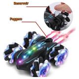 Gesture Sensing RC Stunt Car: Lights, Music, 360 Spins, Spray