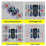 Gesture Sensing RC Stunt Car: Lights, Music, 360 Spins, Spray
