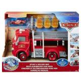 $110 Disney Pixar Cars Stunt & Splash Red w/ Color Change McQueen