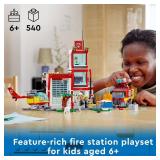 $83 LEGO City Fire Station 60320: Garage, Helicopter & Fire Engine