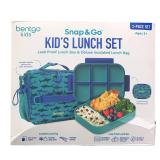 Bentgo Kids Snap & Go Leak-Proof Lunch Box and Bag Set