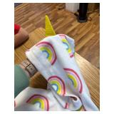 Baby Bath Towel Hooded Rainbow Clouds Highly Absorbent