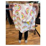 Baby Bath Towel Hooded Rainbow Clouds Highly Absorbent