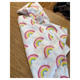 Baby Bath Towel Hooded Rainbow Clouds Highly Absorbent