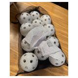 Pickleball Balls Set of 12, Indoor & Outdoor, 2.91" with 40 holes