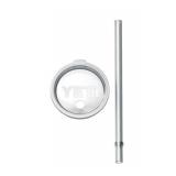 2 pack! YETI Rambler 20oz Clear BPA Free Tumbler Lid and Straw