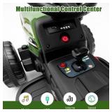 $180 Ride on Tractor with Trailer, 12V Electric Vehicle, Wireless, USB