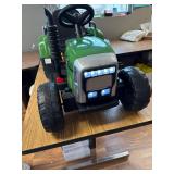 $180 Ride on Tractor with Trailer, 12V Electric Vehicle, Wireless, USB
