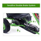 $129 Costway Go Kart 4 Wheel Pedal Powered Kids Ride On Toy w/ Adjustable S