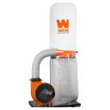 $392 WEN DC1300 5-Micron Dust Collector, 50-Gal Bag, Mobile Base