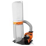 $392 WEN DC1300 5-Micron Dust Collector, 50-Gal Bag, Mobile Base