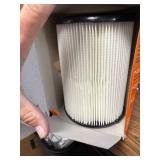 1-Layer Pleated Filter 5 Gallon+ RIDGID Vac (2-Pack) plus one which is a different Size. 3 total filters.