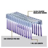 DeWalt 3/4 in. W X 1 in. L 18 Ga. Insulated Cable Staples, 540 pk