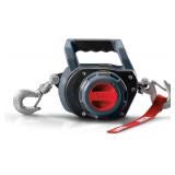 $320 WARN Drill Winch, 750 lb Capacity, 40ft Rope, Gray