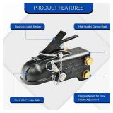 $59 2-5/16" Adjustable Cast Trailer Coupler, 15000LBS Capacity