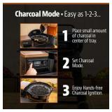 $397 Pit Boss Phoenix 376 Sq in Pellet Kettle Grill - Onyx