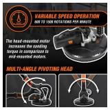 $116 WEN 5 Amp Corded Variable Speed Drywall Sander with 15 ft. Hose