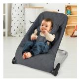BC10239GR Baby Bouncer Seat, Aluminum & Metal Frame, Grey
