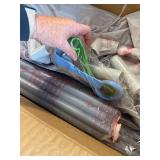 Costway Baby Playpen with Mat and Breathable Mesh Gray