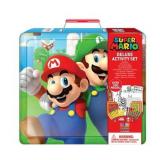 Nintendo Super Mario Deluxe Art Set with Metal Carrying Case