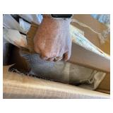 $150 VFF Dining Chairs Set of 4, Metal Legs, PU Leather Cushions