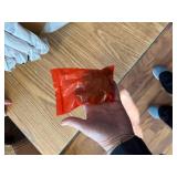 $150 VFF Dining Chairs Set of 4, Metal Legs, PU Leather Cushions