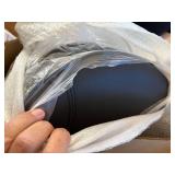 $150 VFF Dining Chairs Set of 4, Metal Legs, PU Leather Cushions