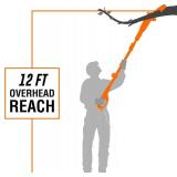 $57 WEN 4019 6-Amp 8-Inch Electric Telescoping Pole Saw - Black&Orange