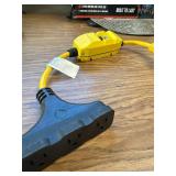 $88 Marinco Pigtail Adapter, 30A Male To 15A Female With GFCI