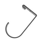 Accessory Hook for Overhead Garage Storage Rack in Black